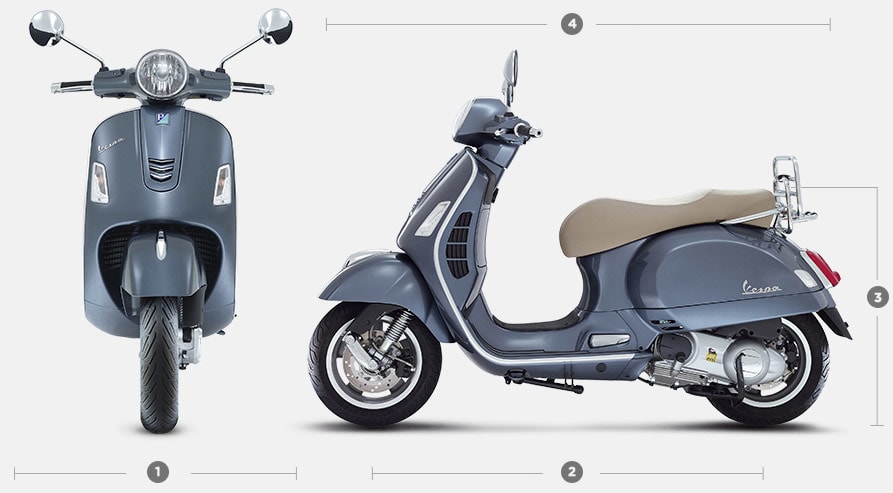 Vespa GTS 300 especificaciones técnicas